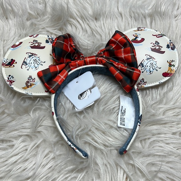 SHDR 2021 Christmas Mickey Minnie Mouse ear headband Disney - Picture 1 of 4